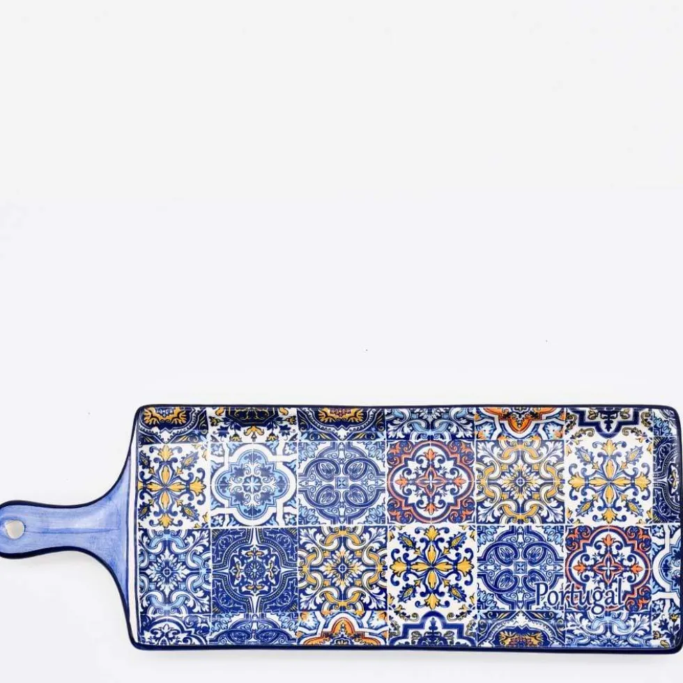 Plat de service en céramique "Azulejos"