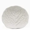 Plat de service en céramique en forme de chou 27cm - Blanc
