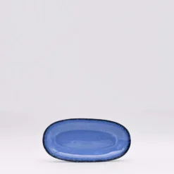 Plat de service en grès "Amazonia" Bleu - 15cm