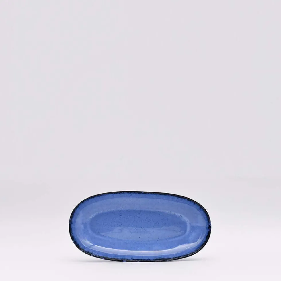 Plat de service en grès "Amazonia" Bleu - 15cm
