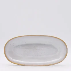 Plat de service en grès