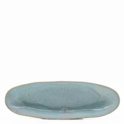 Plat de service en grès