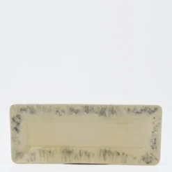 Plat de service en grès