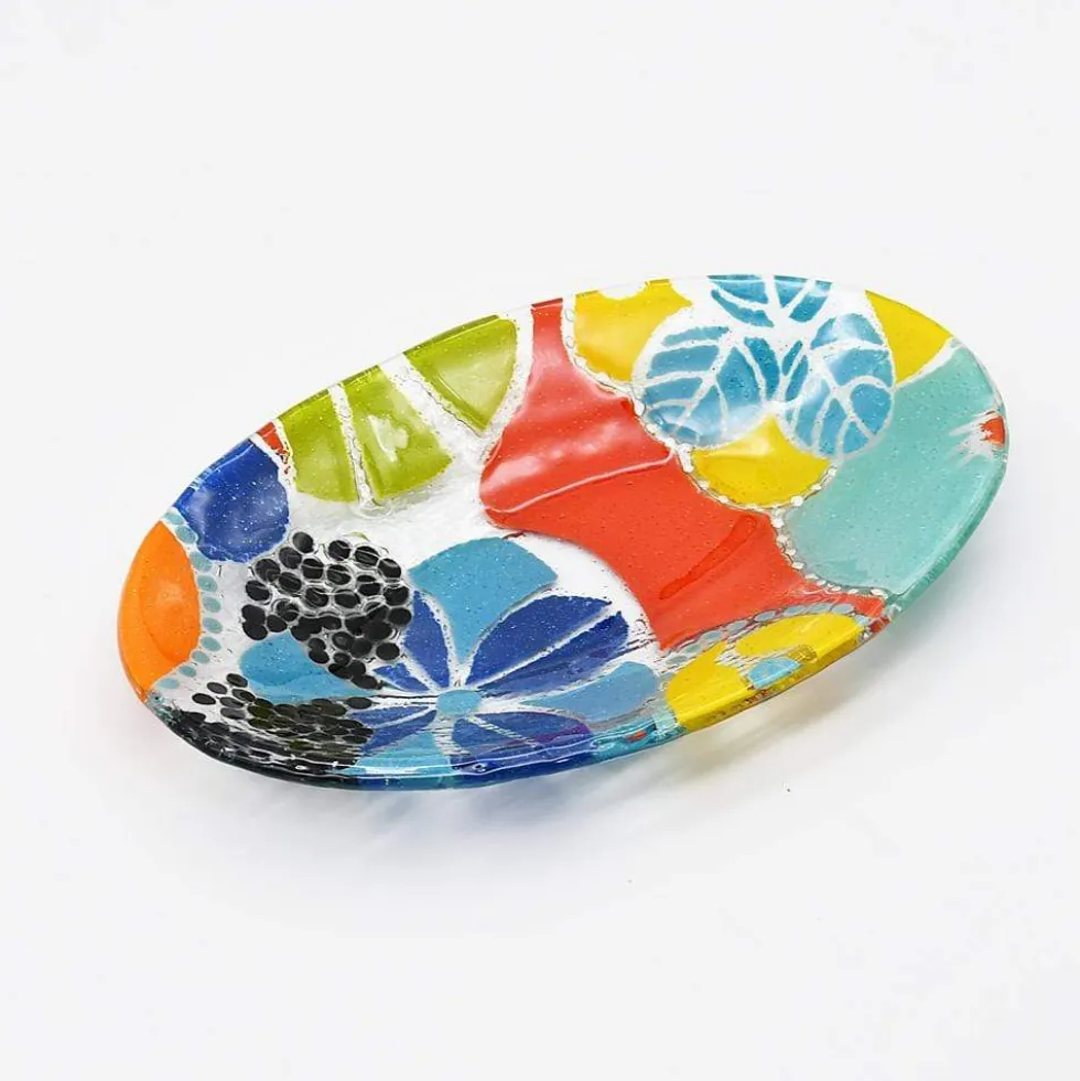 Plat de service en verre "Marinha Grande" - 22cm