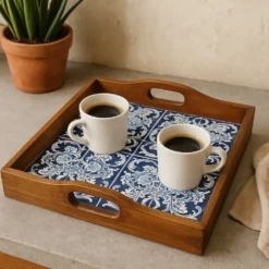 Plateau carré "Azulejos"