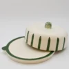 Plateau à fromage ou gateau "Costa Nova Mar" - Vert