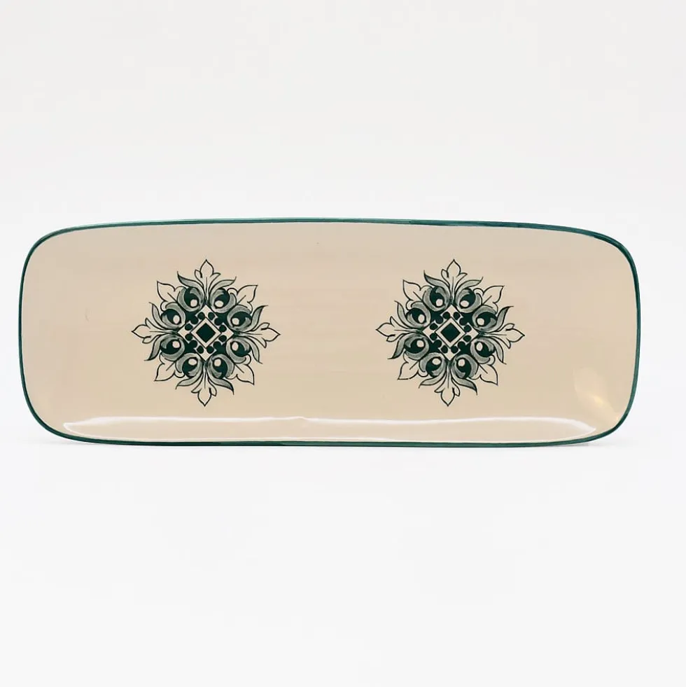 Plat en céramique "Brasão" 22cm - Vert