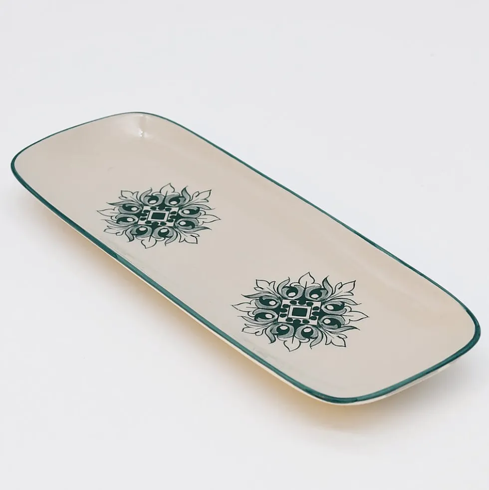 Plat en céramique "Brasão" 22cm - Vert