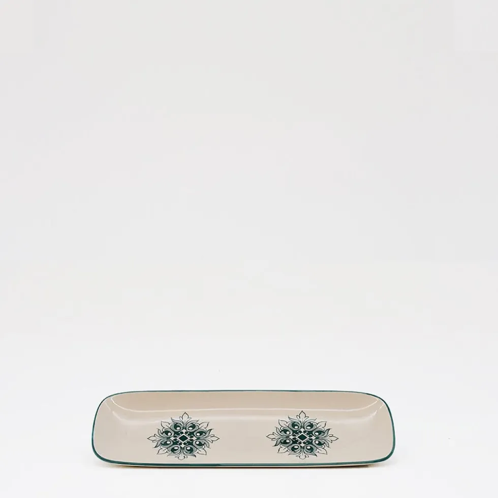 Plat en céramique "Brasão" 22cm - Vert