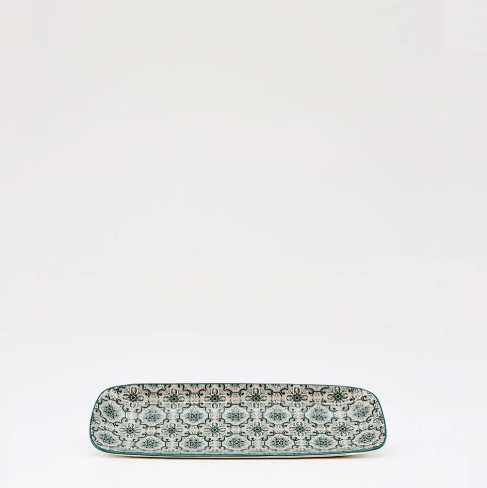 Plat en céramique "Padrão" 22cm - Vert