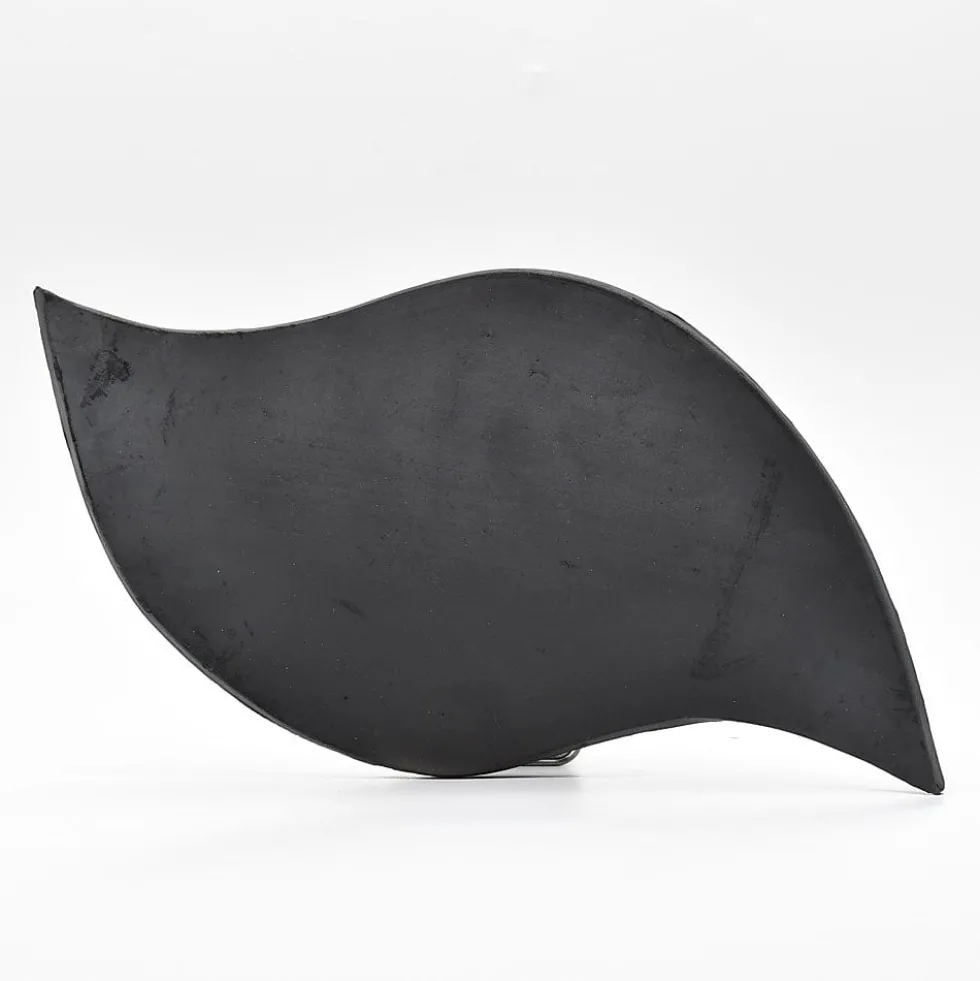Plat en terre cuite noire de Bisalhães - 34cm