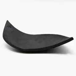 Plat en terre cuite noire de Bisalhães - 34cm