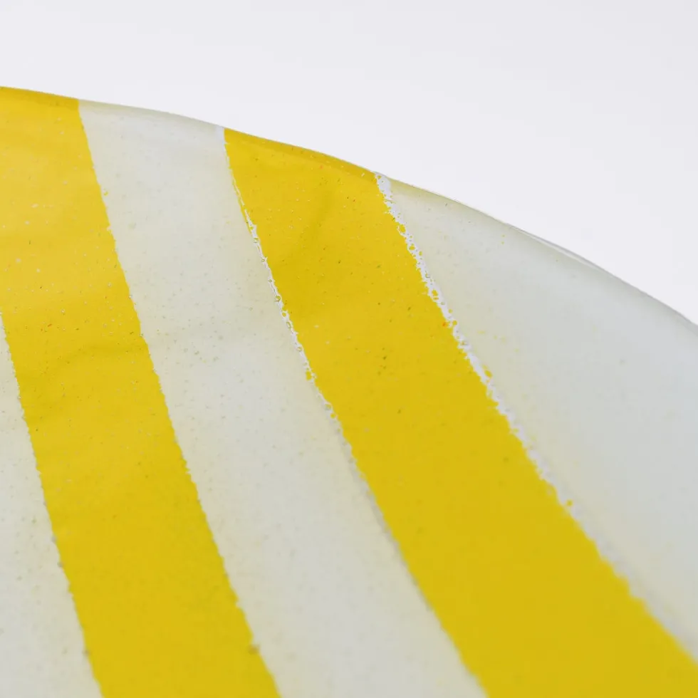 Plat en verre "Marinha Grande" - Jaune