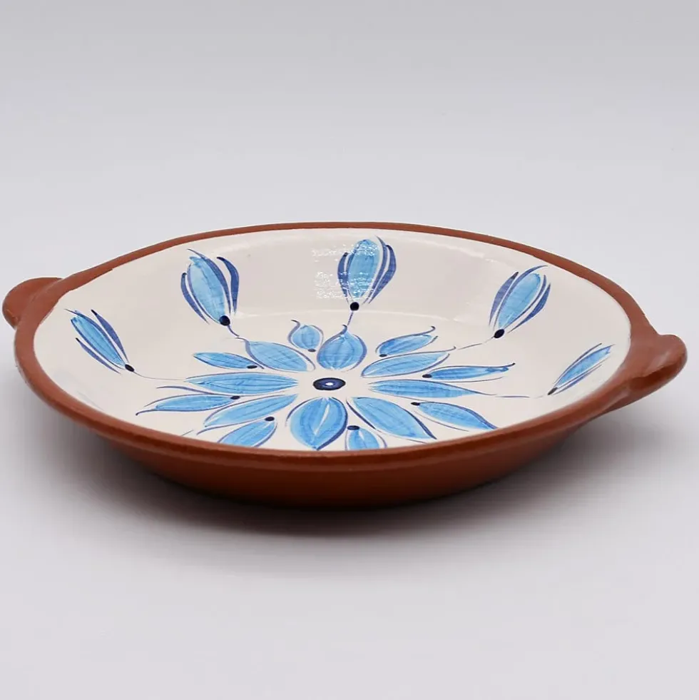 Plat à gratin en terre cuite - Turquoise