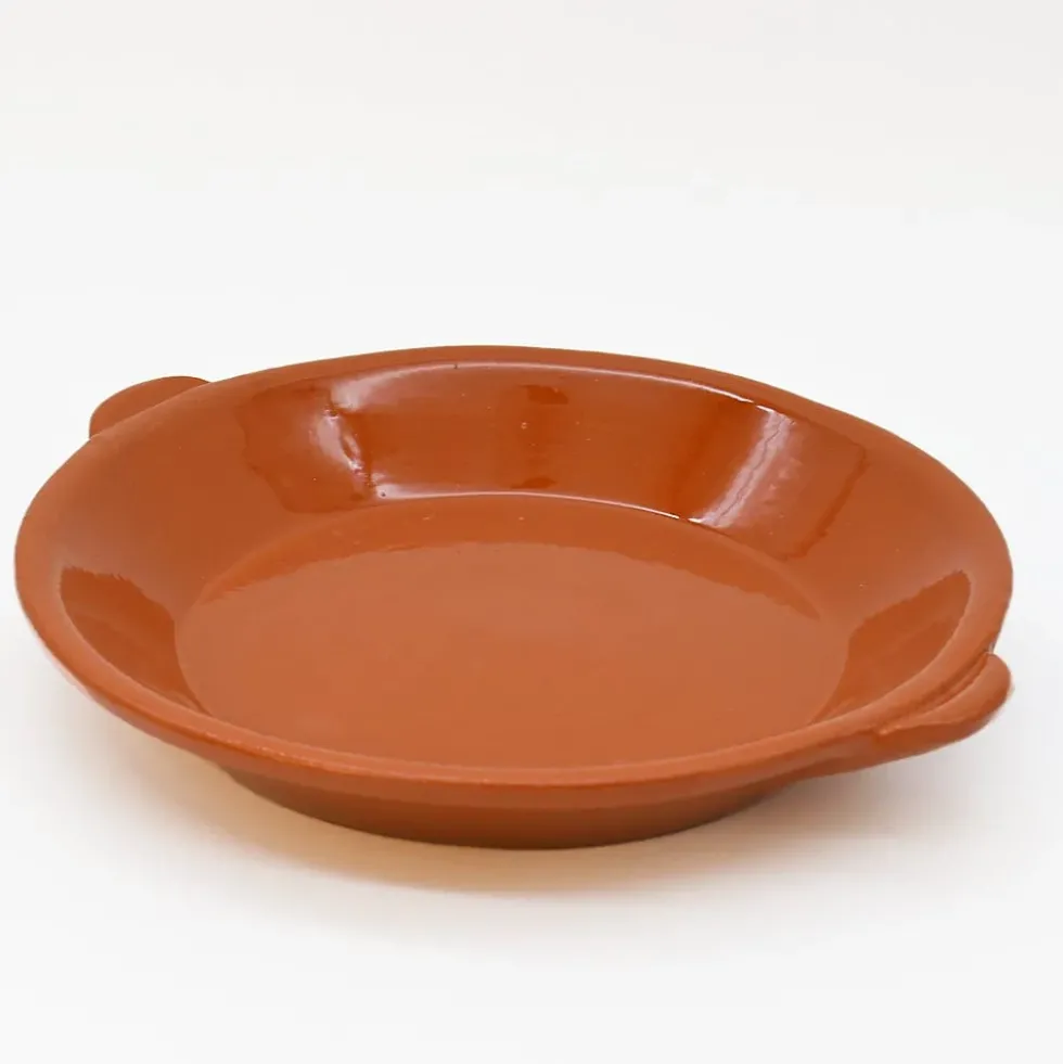 Plat à gratin en terre cuite vitrifiée