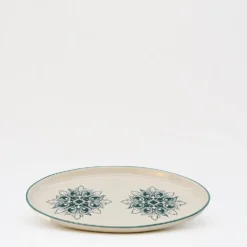 Plat ovale en céramique