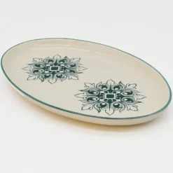 Plat ovale en céramique