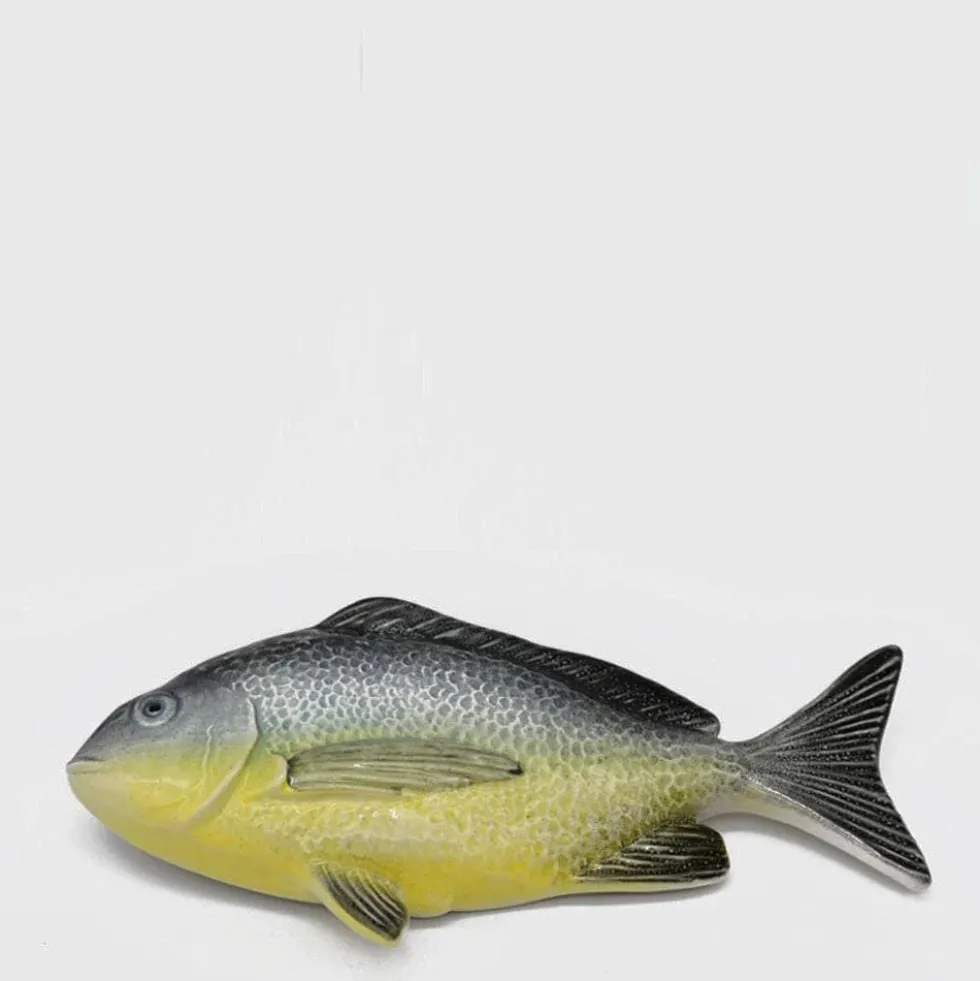 Poisson en céramique "Dourada" Jaune
