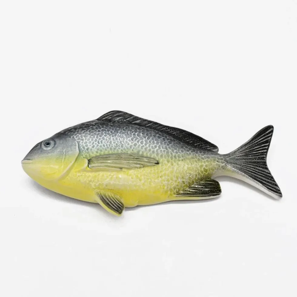 Poisson en céramique "Dourada" Jaune