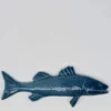 Poisson en céramique "Robalo" Bleu