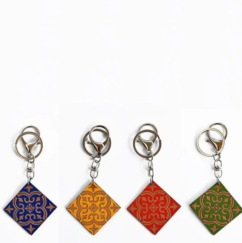 Porte clés "Azulejo" - 11 couleurs