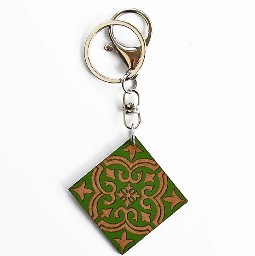 Porte clés "Azulejo" - 11 couleurs
