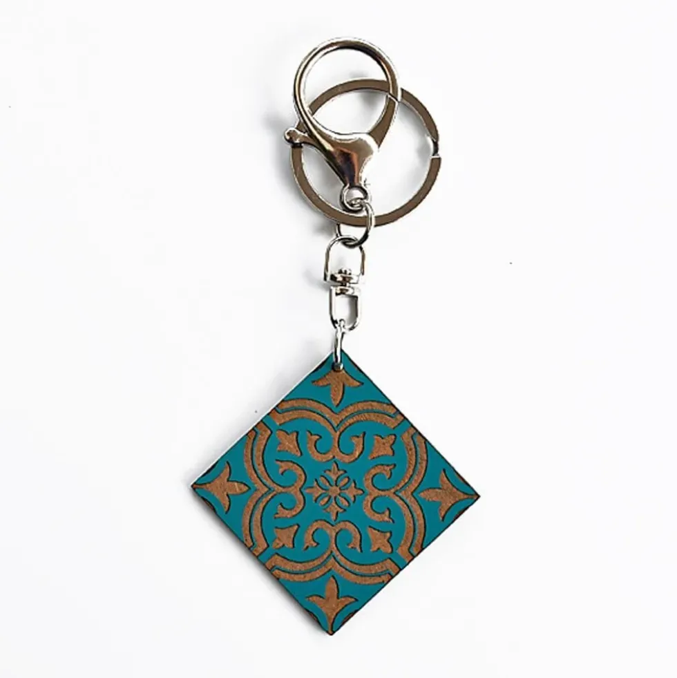 Porte clés "Azulejo" - 11 couleurs