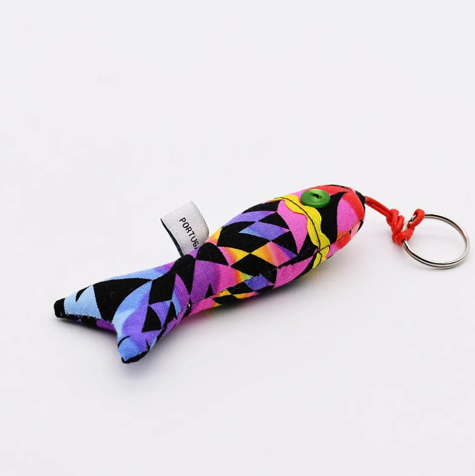 Porte-clés en forme de Sardine - Multicolore