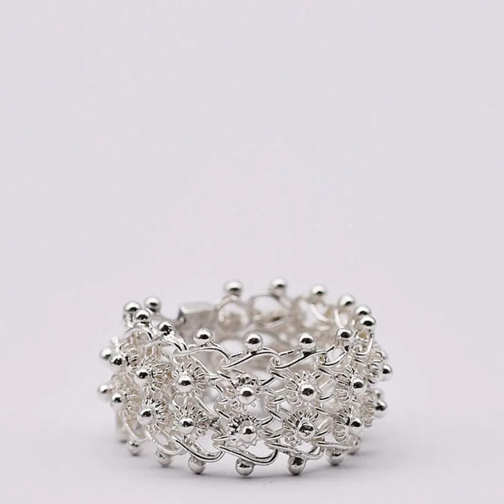 Á Portuguesa I Bague en argent