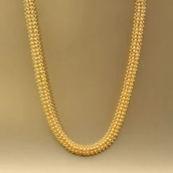 Á Portuguesa I Collier en argent doré