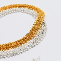 Á Portuguesa I Collier en argent doré