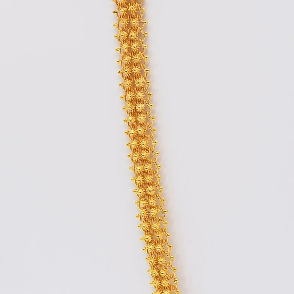Á Portuguesa I Collier en argent doré
