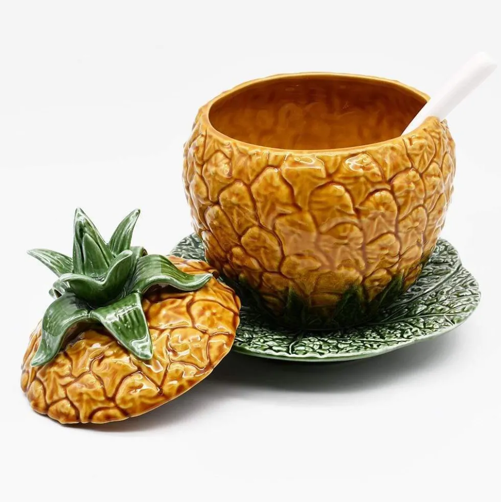 Pot en céramique en forme d'ananas - 18cm