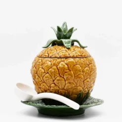 Pot en céramique en forme d'ananas - 18cm