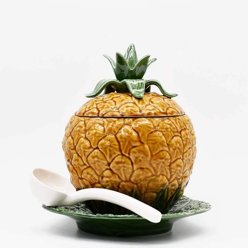 Pot en céramique en forme d'ananas - 18cm
