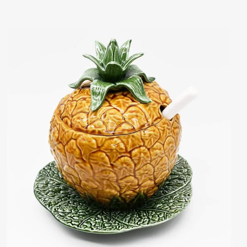 Pot en céramique en forme d'ananas - 18cm