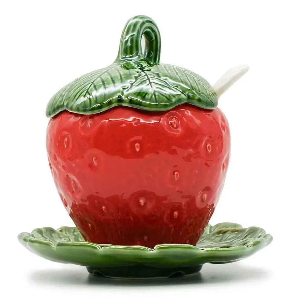 Pot en céramique en forme de fraise - 20cm