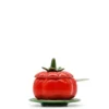 Pot en céramique en forme de tomate - 13cm