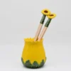 Pot en céramique en forme de Tournesol