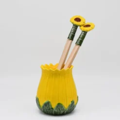 Pot en céramique en forme de Tournesol