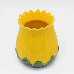 Pot en céramique en forme de Tournesol