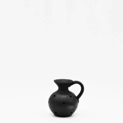 Pot en terre cuite noire de Bisalhães - 9cm