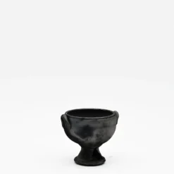 Pot en terre cuite noire de Bisalhães - 9cm
