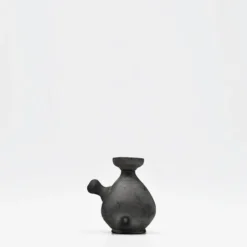 Pot en terre cuite noire de Bisalhães - 9cm