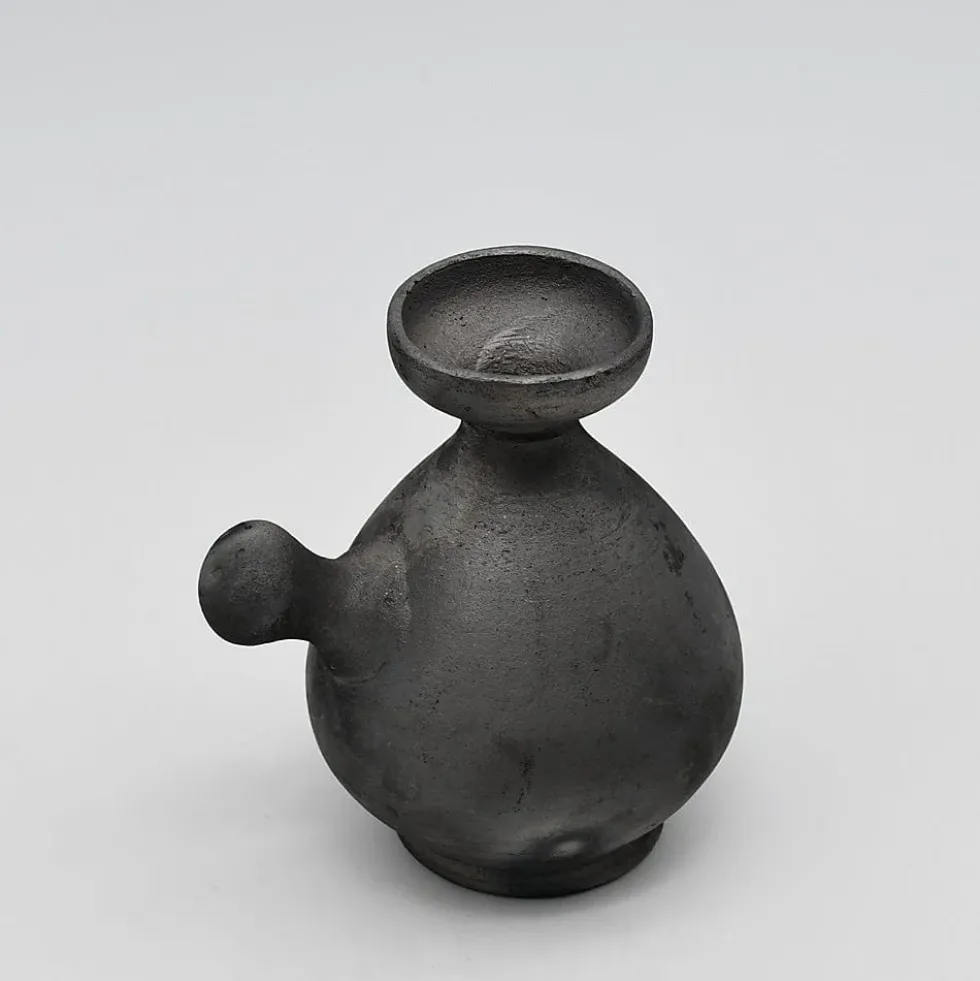 Pot en terre cuite noire de Bisalhães - 9cm