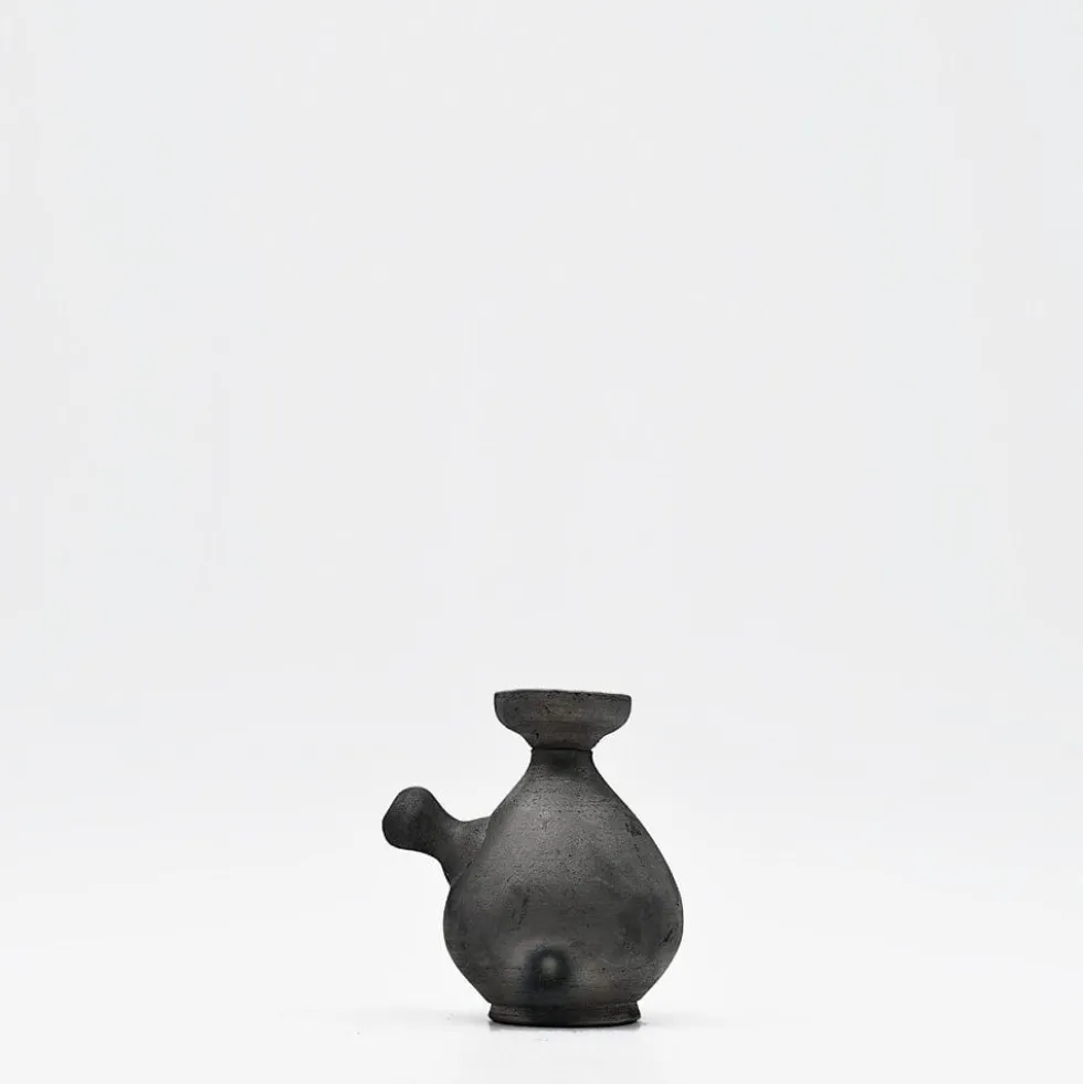 Pot en terre cuite noire de Bisalhães - 9cm