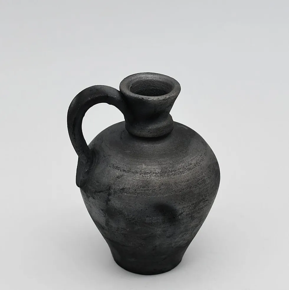 Pot en terre cuite noire de Bisalhães - 9cm