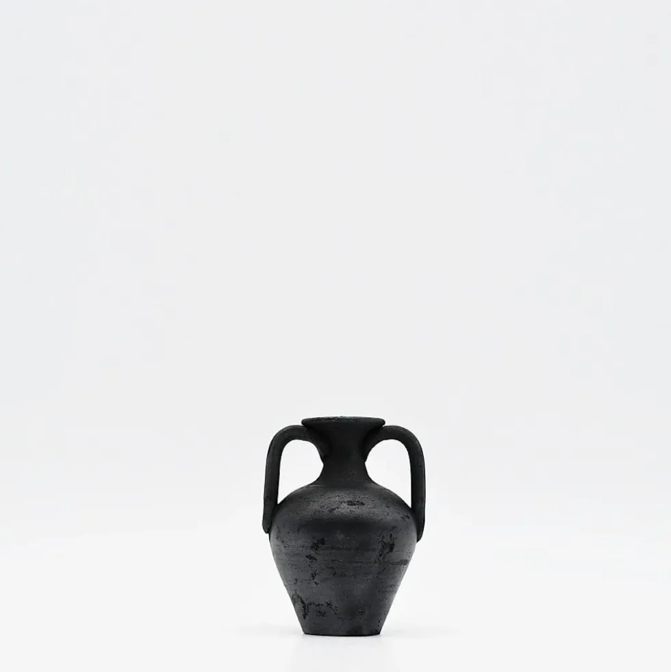 Pot en terre cuite noire de Bisalhães - 9cm