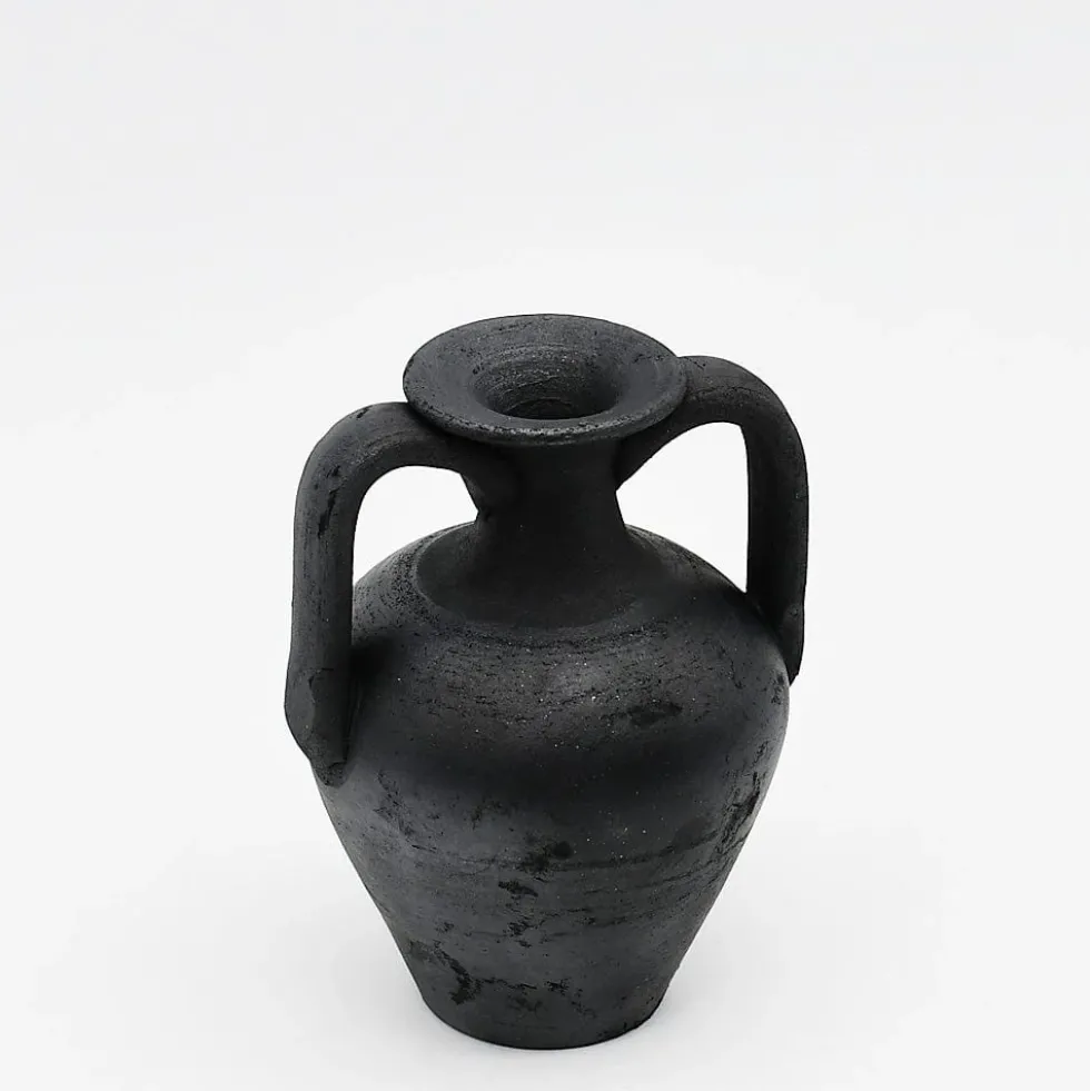 Pot en terre cuite noire de Bisalhães - 9cm