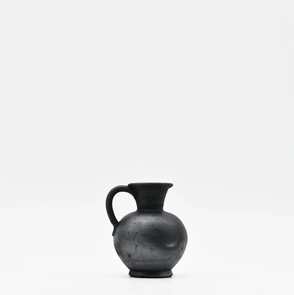 Pot en terre cuite noire de Bisalhães - 9cm